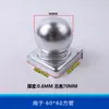 Tampão para Tubo Quadrado Coleção de Acessórios de Ferro Forjado, Tampa Decorativa para Guarda-corpo, Tampa de Extremidade, Tampão de Poste Galvanizado para Guarda-corpo, Tampa de Aço Zincado