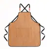 Delantal de Lona Transfronterizo para Cocina de Cafetería y Uso Doméstico, Modelo Nuevo para Mujer, Personalizable con Logo y Texto, Ropa de Trabajo para Catering y Trabajo