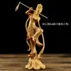 Talla de Boj Imagen de Dama Voladora de Dunhuang Belleza de Dunhuang Accesorios de Oficina Clásicos Chinos Talla Tridimensional Atmosférica