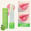 Comércio Exterior Transfronteiriço Batom que Muda de Cor Batom de Aloe Vera Hidratante, Hidratante, À Prova d'Água, Anti-Ressecamento Protetor Labial de Aloe Vera Fabricante Atacado