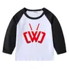 Camiseta de Algodón Chad Wild Clay Otoño e Invierno para Niños Ajustada al Hombro Cuello Redondo Base Manga Larga Camiseta para Bebés Niños