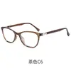 Gafas de Moda Micro Cat-Eye con Montura Negra Montura F33 Ultra-Ligeras TR90 Lente de Presión Nueva Montura para Gafas de Miopía para Mujer con Lentes