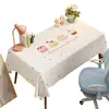 Toalha de Mesa para Escrivaninha de Estudo Pvc Capa para Mesa de Escrita de Estudante Tecido Lavável Impermeável à Prova de Óleo Estilo Ins Toalha de Mesa para Mesa de Jantar Mesa de Centro