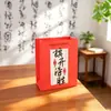 Bolsas de Regalo Estilo Chino para el Éxito en los Exámenes, Bolsas de Tote de Cartón Grueso para Exámenes de Ingreso a Secundaria y Universidad, Bolsas de Regalo de Bendición de Graduación
