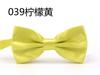 Vestido Estilo Coreano Corbata de Moño para Hombre de Negocios Color Sólido Rojo Vino Negro Actividad de Boda Show Comercial Doble Moño 33 Colores