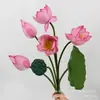 Flores de Loto 3D Impresas de Alta Calidad Estilo Chino Nuevo, Hojas de Loto, Frutos de Loto, Flores Artificiales, Accesorios para Fotos, Artículos Decorativos, Textiles para el Hogar