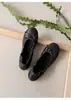 Zapatos planos de charol esmerilado tipo Mary Jane ballet para mujer 2026 otoño nuevos zapatos nuevos con abertura cruzada boca poco profunda zapatos de un solo color