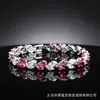 Nuevo Pulsera de Circonita de Cristal Oval Geométrico Lujo Ligero Exquisita Joyería de Mano Personalidad Versátil Adornos Venta al por Mayor