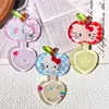 Dibujos Animados Hielo Transparente Manzana Cuchara Acrílico Accesorios Diadema Pasador Funda de Teléfono Celular Parche Agujero Zapato Flor Accesorios