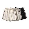 Nuevos Shorts de Verano Moda Hombre Marca Pantalones Casuales Diseño de Cinta de Moda Bordado Suelto Pantalones Deportivos Transfronterizo