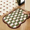 Alfombrilla de baño moderna, alfombrilla absorbente de secado rápido para lavabo, felpudo decorativo estilo Bauhaus para uso doméstico, disponible para dropshipping
