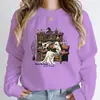 Sudadera Transfronteriza Halloween Fantasma Nacido Demasiado Rojo Forzado a Trabajar Pri Talla Europea