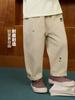 Pantalones Largos Tejidos con Bordado de Perro para Niños Europeos Derecha Otoño 2026 Nuevos Pantalones Largos Casuales Pantalones para Niños Pequeños