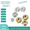 Aço Carbono Ferro 4.8 Porca de Flange Cor Zinco-Plated, Porca Sextavada Antiderrapante, Tampa de Parafuso de Travamento Serrilhada Zinco-Plated Branca com Arruela