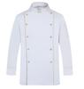Roupas de Trabalho de Chef Masculinas Outono e Inverno Manga Média Roupas de Trabalho Chef de Confeitaria Assada Sobremesa Roupas de Chef Hotel Catering Cozinha Manga Comprida