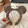 Diadema Especial para el Cabello con Cara de Dibujo Animado para Mujeres 2025 Nueva Diadema de Peluche para el Cabello Maquillaje para el Cabello Pinza para el Cabello Linda Diadema para el Cabello Tocado