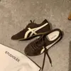 Nuevos Zapatos Casuales Planos Versátiles de Moda 2025 para Mujer, Zapatos de Entrenamiento Alemanes, Populares de Otoño Zapatos Deportivos y Tenis de Suela Blanda con Forro Simple