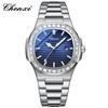 Reloj para Hombre Dawn Watch Reloj de Cuarzo Simple de Moda para Negocios Correa de Acero Luminoso Resistente al Agua Calendario con Diamante Venta al por Mayor de Fábrica