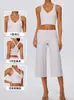 Camiseta de yoga sin costuras transfronteriza con almohadillas en el pecho para mujer, cuello en V, diseño de espalda cruzada, prenda exterior transpirable para deportes al aire libre y fitness