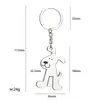 Llavero colgante de perro con cabeza temblorosa creativa, cachorro de dibujos animados, colgante para coche, regalo de apertura de tienda de mascotas, recuerdo DIY