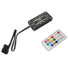 Adaptador de 5V de 3 pines Cable SATA Fuente de alimentación Sincronización con la placa base Interfaz Ventilador del chasis de 12V de 4 pines Controlador de luz RGB