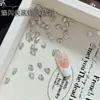 Rhinestones Blancos de Circonita Grande para Arte de Uñas, Popular en Celebridades de Internet, Brillantes, de Fondo Puntiagudo, Forma Irregular, Cubo de Azúcar Chapado, Huevo de Paloma, Forma de Corazón, Decoraciones para Uñas