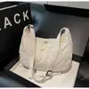Bolsa Transversal Feminina Bordada em Algodão, Estilo Novo de Inverno Transfronteiriço, Bolsa de Ombro Leve de Grande Capacidade Casual, Bolsa Versátil para o Dia a Dia