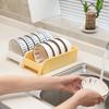 Escurridor de Cocina Estante de Almacenamiento de Platos Gabinete de Almacenamiento de Platos de una Sola Capa Caja de Almacenamiento Pequeña para el Hogar