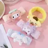 Versión Coreana Diadema Dulce Sanrio Para Lavarse la Cara Venta al por Mayor Franela Kuromi Perro Canela Melody Diadema