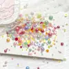 ABS Fantasma Não Poroso Pérola de Imitação Meia Face Pérola Contas Soltas Artesanal DIY Acessórios Decorativos Macaron Maquiagem Contas de Preenchimento