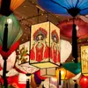Venta al por mayor de linternas cuadradas tradicionales chinas, nuevas lámparas de araña de estilo chino para restaurantes de comedor y hot pot, luces decorativas culturales y creativas para áreas escénicas