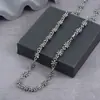 Pulsera de Estrella de Seis Puntas para Hombre, Moderna y Versátil, Lujo Ligero, Sensación de Alta Gama, Collar con Forma de Copo de Nieve, Accesorios de Moda Punk Hip-Hop Simples