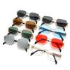 Nuevas Gafas de Sol Metálicas Poligonales Retro Transfronterizas para Mujer de Alta Gama Anti-ultravioleta Gafas de Sol de Moda Europeas y Americanas