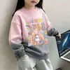 Sudadera de otoño para niña 2026 nuevo estilo suéter de otoño e invierno para niño de manga larga top casual moderno con estampado