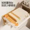 Estante para Toallas de Aluminio Espacial Color Crema, Juego de Estantes para Toallas de Baño sin Taladro, Estante de Almacenamiento para Baño