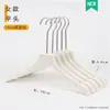 Cabides de Acrílico Branco Puro para Lojas de Roupas, Roupas Infantis, Roupas Masculinas e Femininas, Cabides Antiderrapantes, Prendedores de Calça Venda por Atacado