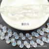 Contas Soltas de Cristal Xingtai Aurora Furo Horizontal Acessórios para Pulseira DIY Contas de Vidro Popular Cristal Fino Contas de Morango