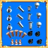 Joyas de hardware ropa equipaje bolso accesorios de bolso aleación metálica letrero placa de nombre lámina de hierro pie mesón junta inferior