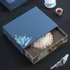 Caja de regalo para té caja vacía Caja para pastel de té Pu 'er caja de regalo 200 gramos 357 gramos Caja de regalo para pastel de té blanco Fuding doble capa
