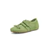 Zapatos Planos de Diseño Coreano Zapatos Deportivos Casuales 2025 Otoño Nuevos Zapatos de Piel Suave Zapatos de Moda para Mujer con Lazo