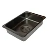Accesorio Igt para Cocina Exterior de Una Sola Unidad Fregadero Empotrado de Acero Inoxidable Espesorado Lavabo Multifuncional para Vajilla con Bandeja de Agua