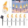 Lámpara LED solar de muñeco de nieve para exteriores, impermeable, para patio, paisaje, luces decorativas navideñas, 2022