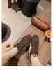 Versión de Piel de Oveja~En Stock para Entrega Inmediata Zapatillas Planas de Encaje Color-Block a la Moda Suela Suave Zapatos Deportivos Casuales Estilo Gat para Mujer Otoño/Invierno