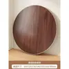 Mesa Redonda Grande para 12 Personas, Adecuada para Comedor en Casa, Banquetes, Bodas, Hoteles, Casas de Campo y Restaurantes; Tablero Redondo de Madera Maciza con Plato Giratorio