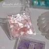 Accesorios de Joyería para Uñas Shell Celebridad de Internet Explosiones Color Caramelo Lámina de Mica Color Mágico Irregular Fragmentos de Concha Ultradelgados