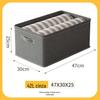 Caixa de Armazenamento de Jeans Extra Grande, Caixa de Armazenamento de Roupas Extra Grande e Espessada, Caixa de Armazenamento para Colcha com Ar Condicionado, Caixa de Armazenamento para Guarda-Roupa de Dormitório, Empilhável