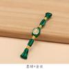 Hengmeihe Hebilla de Placa Cheongsam Chinoiserie Cuentas de Pan de Oro Envueltas en Hilo de Oro Hebilla de Una Palabra Chinoiserie Retro Accesorios de Botones Decorativos