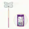 Espejo de Inspección con Forma de Corazón para Extensiones de Pestañas, Lente Rectangular, Antirrizado, Superficie de Espejo Antivaho, Espejo para Pestañas, Espejo Oral Redondo