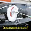 Mop de Lavagem de Carro de Seda de Leite com Cerdas Macias e Cabo Longo Escova Telescópica para Carro Ferramenta de Limpeza de Carro Vendas Diretas da Fábrica Atacado