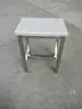 Bancos antiestáticos de taller de fábrica, bancos pequeños para montaje, uso en hospitales, escuelas y laboratorios, bancos cuadrados pequeños de acero y madera